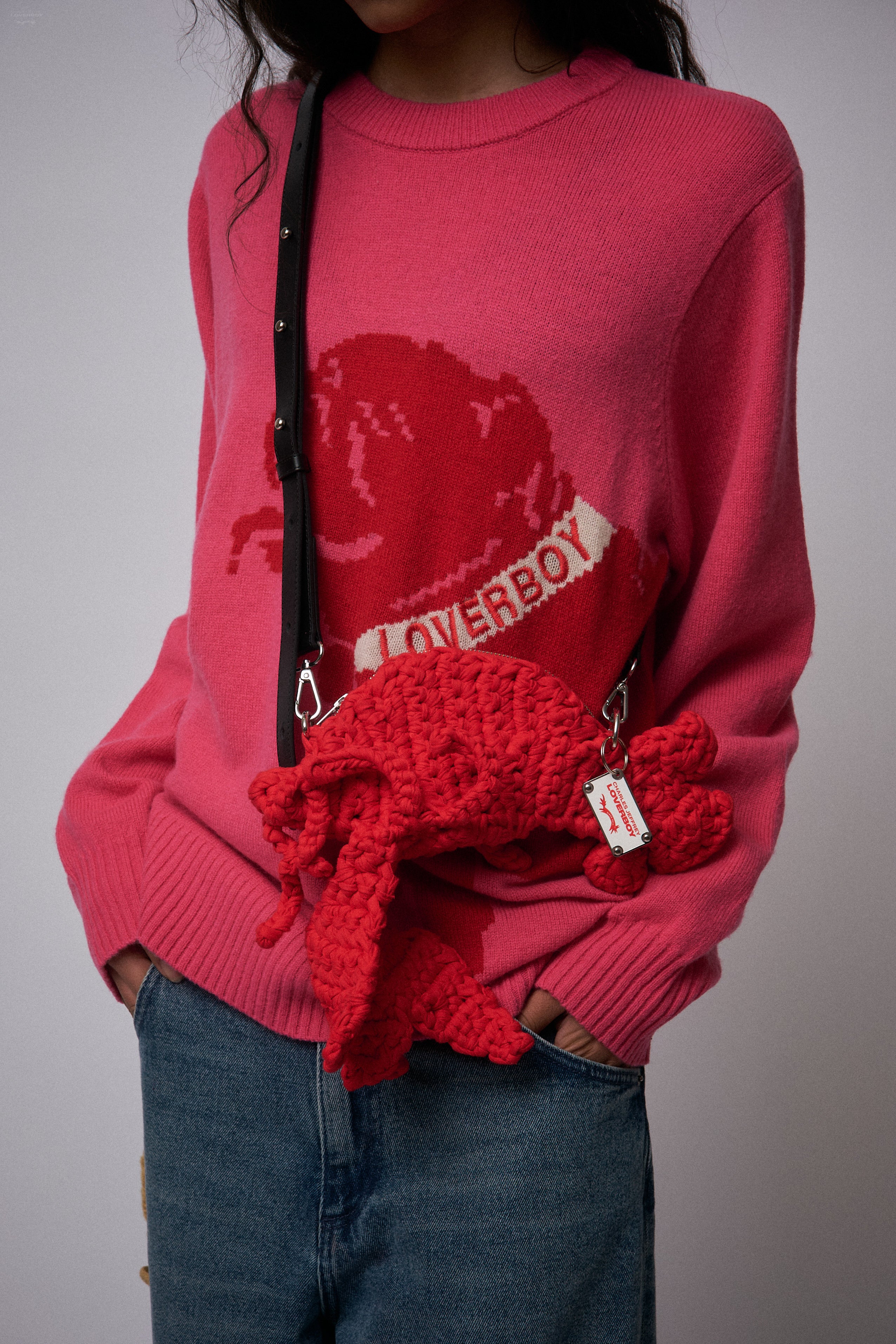 MINI LOBSTER BAG in RED - Image 2