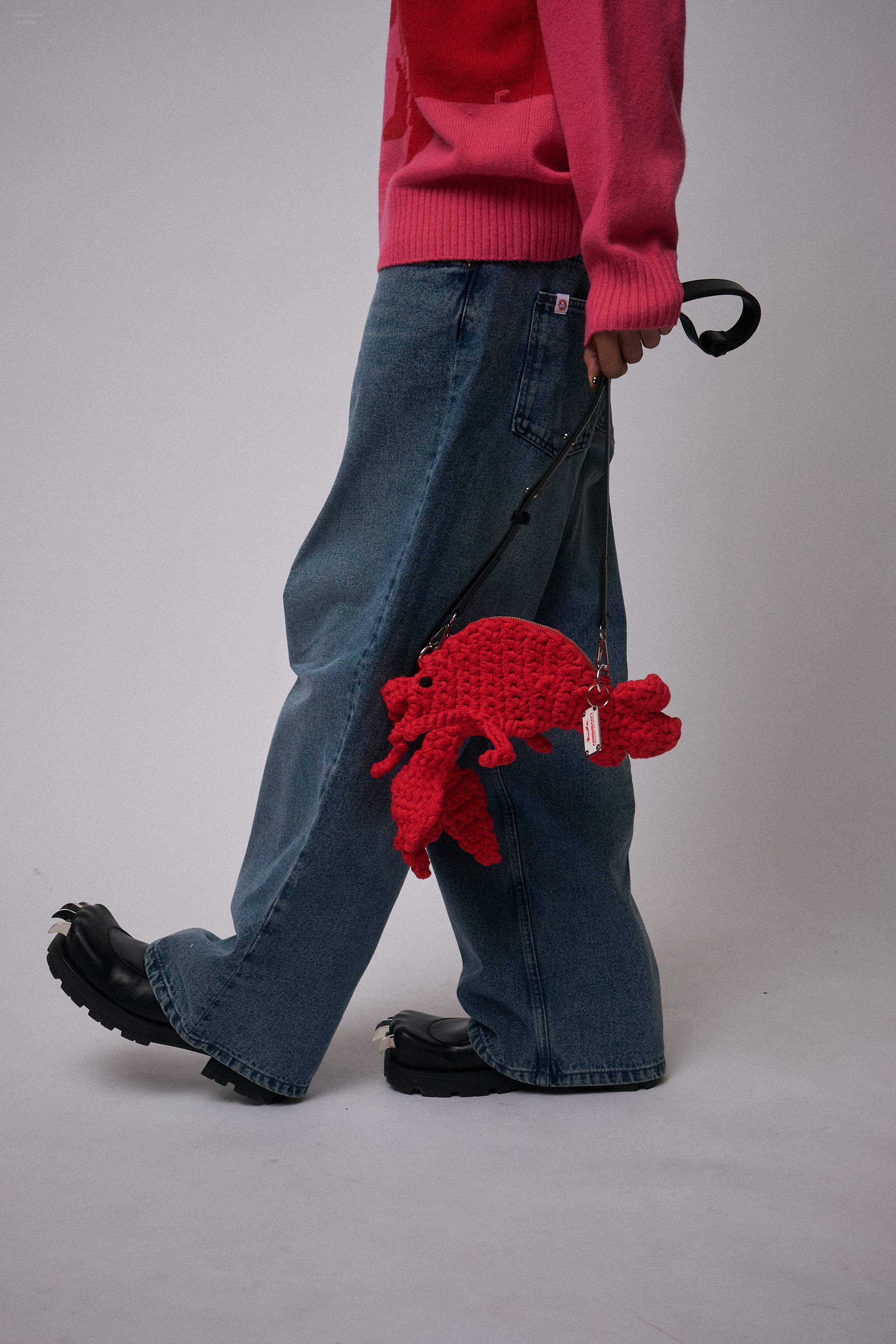 MINI LOBSTER BAG in RED - Image 4