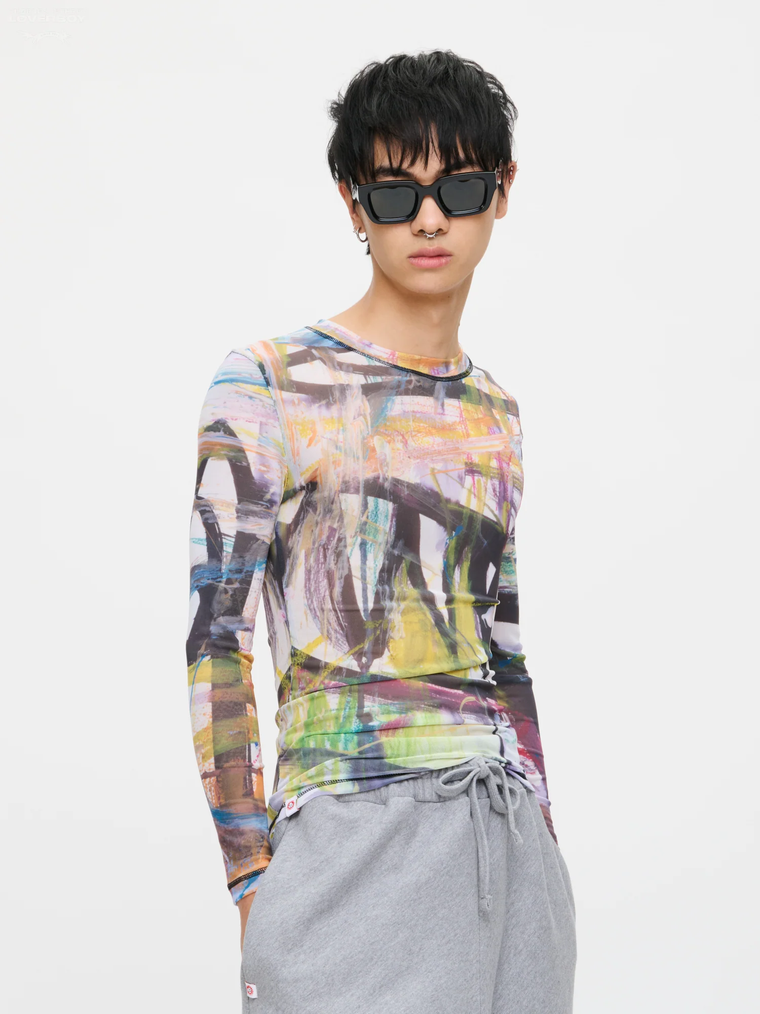 POWERMESH TOP in MULTICOLOUR
