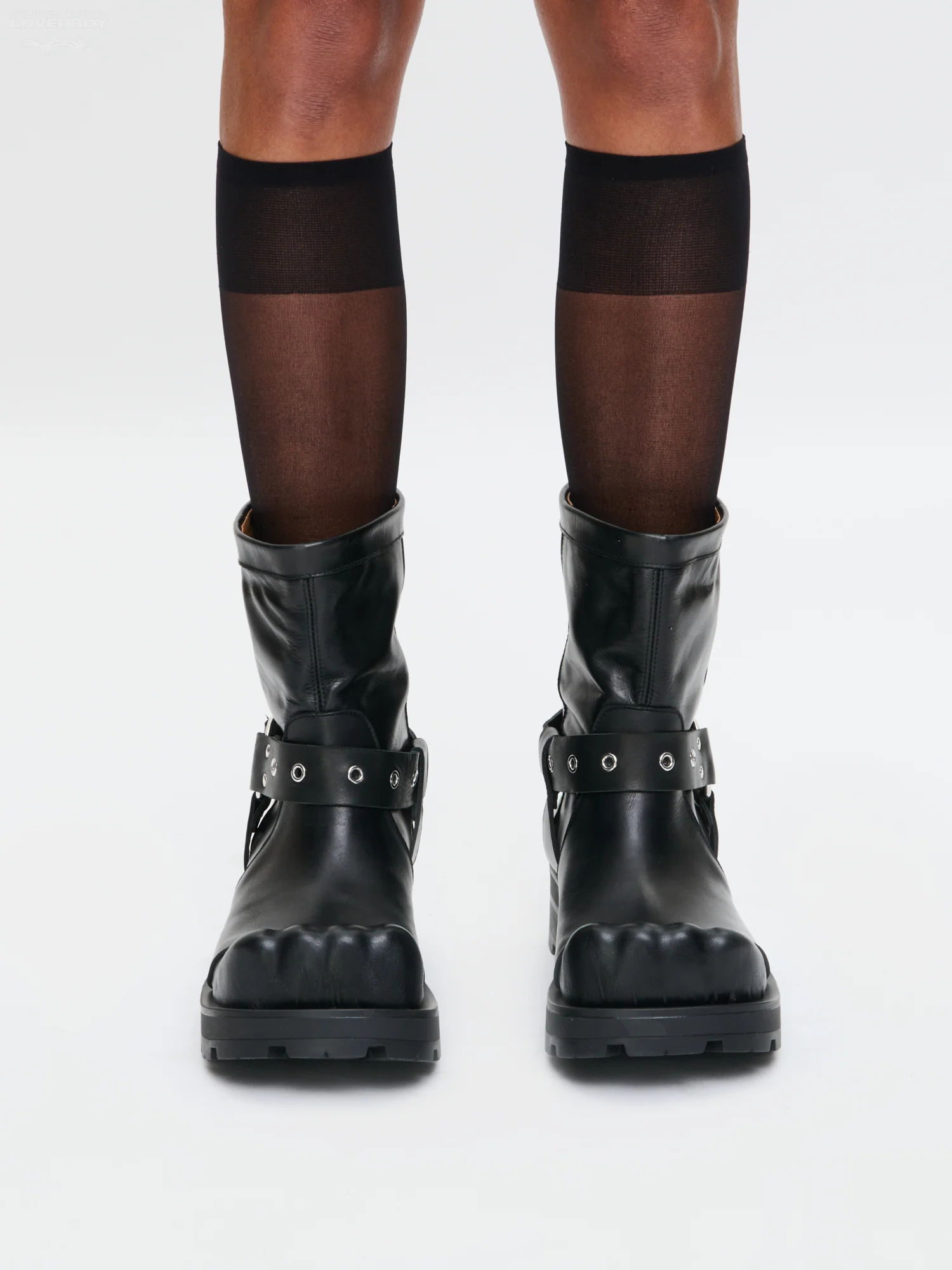 RIDER BOOT MOGGIES in BLACK - Image 3