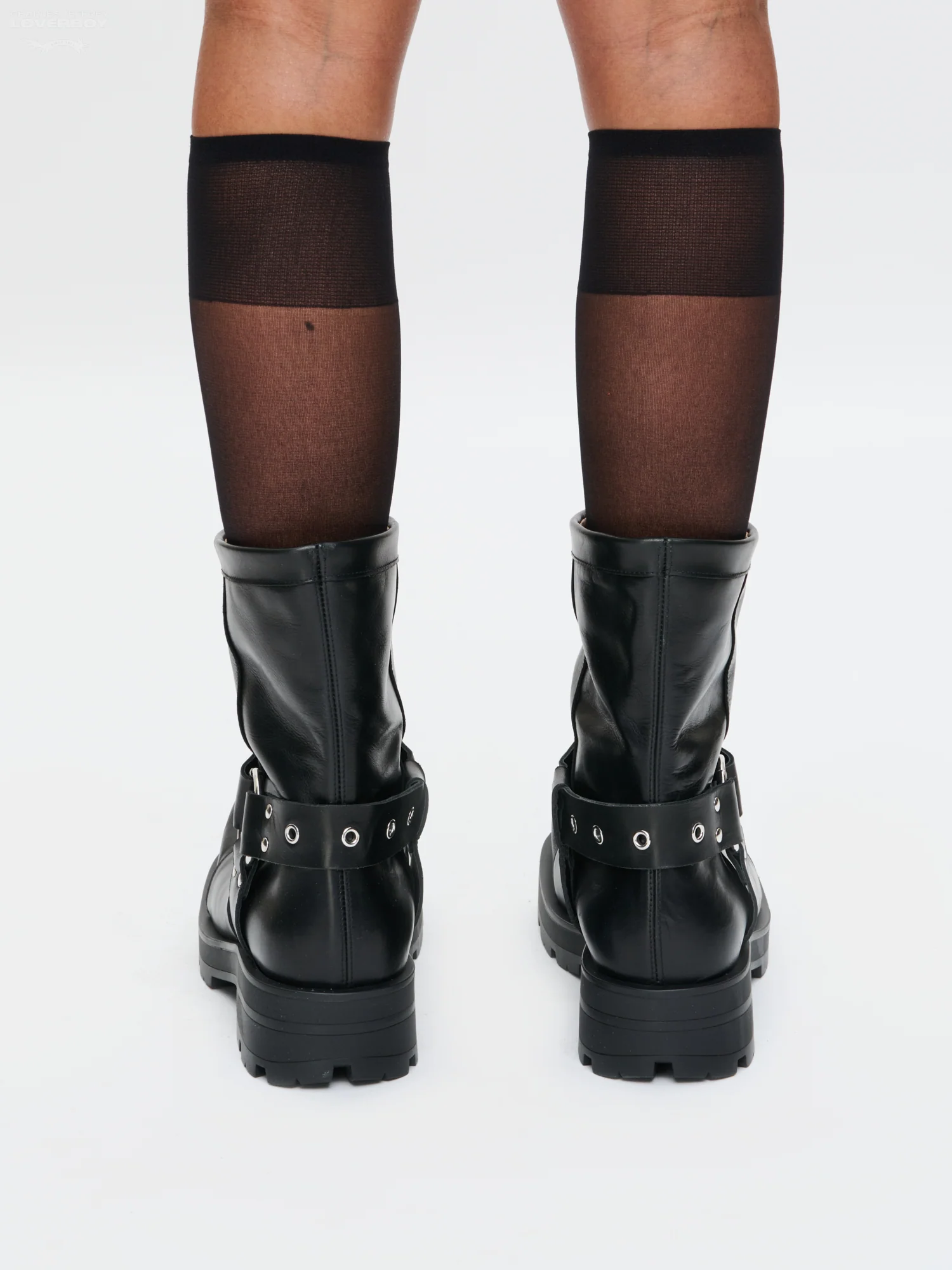 RIDER BOOT MOGGIES in BLACK - Image 5