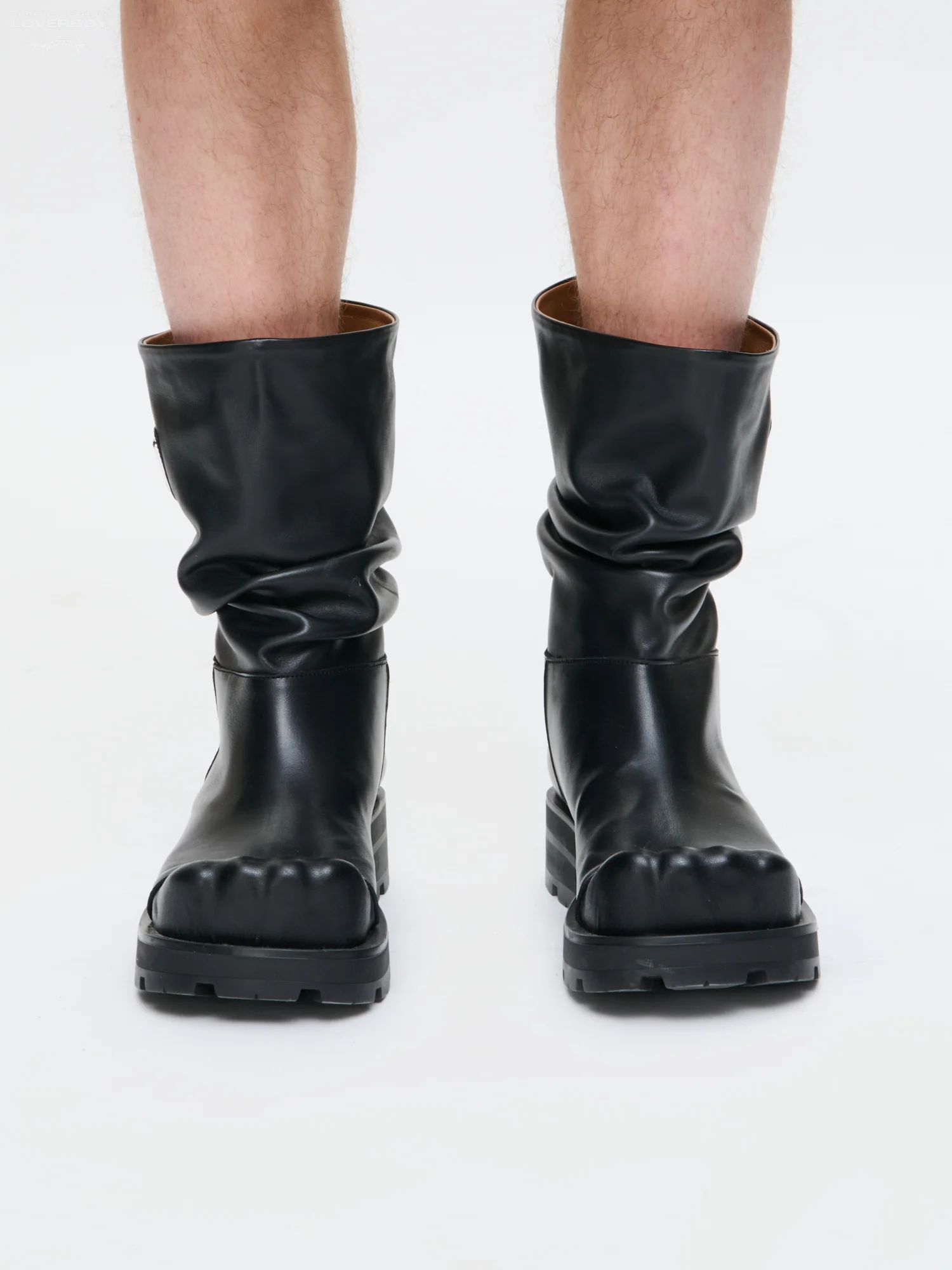 SLOUCH BOOT MOGGIES in BLACK - Image 4