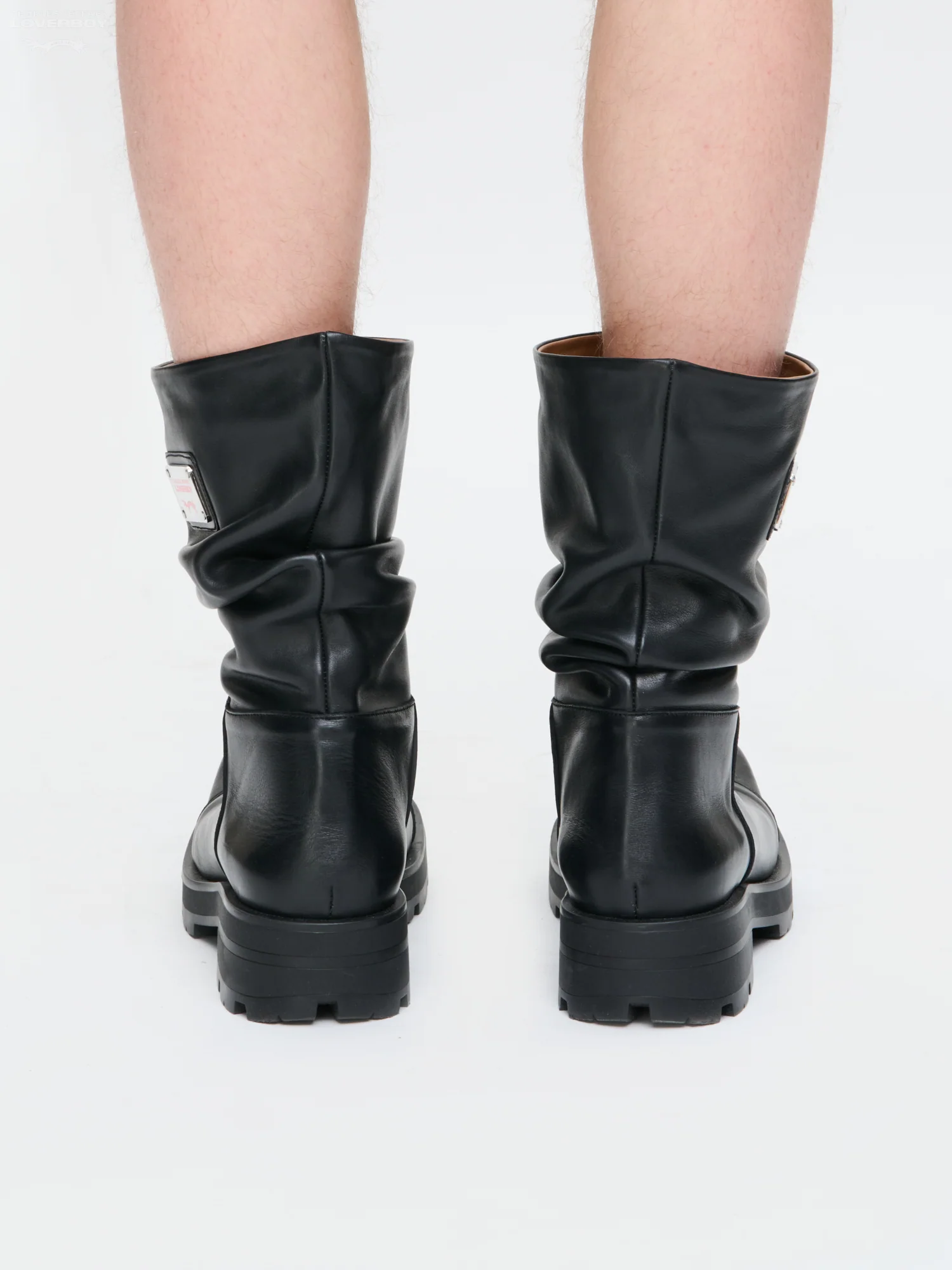 SLOUCH BOOT MOGGIES in BLACK - Image 5