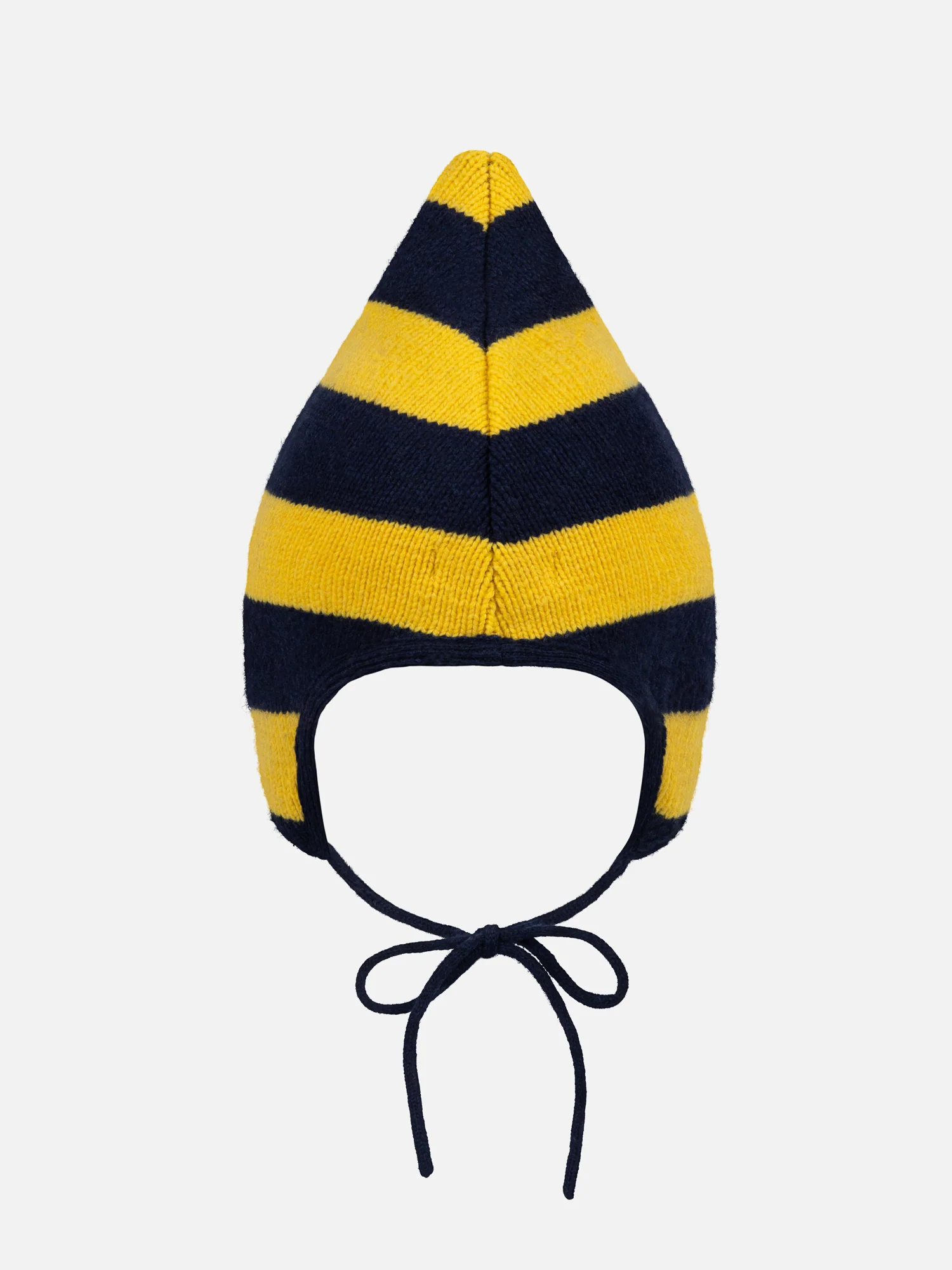 SPIKE BONNET in YELLOW NAVY BLUE - Image 5