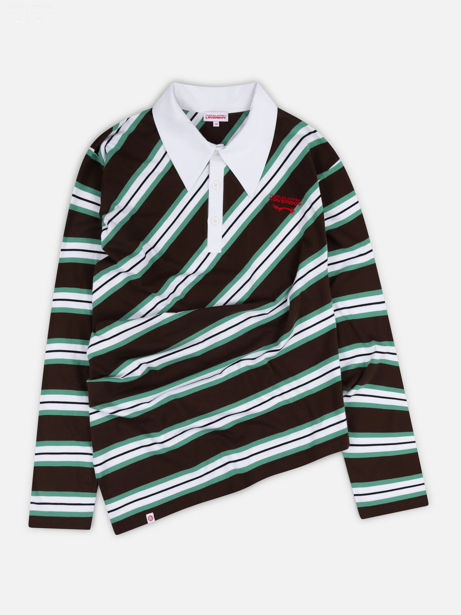 TOPSY TURVY POLO EXCLUSIVE in BROWN STRIPE - Image 5