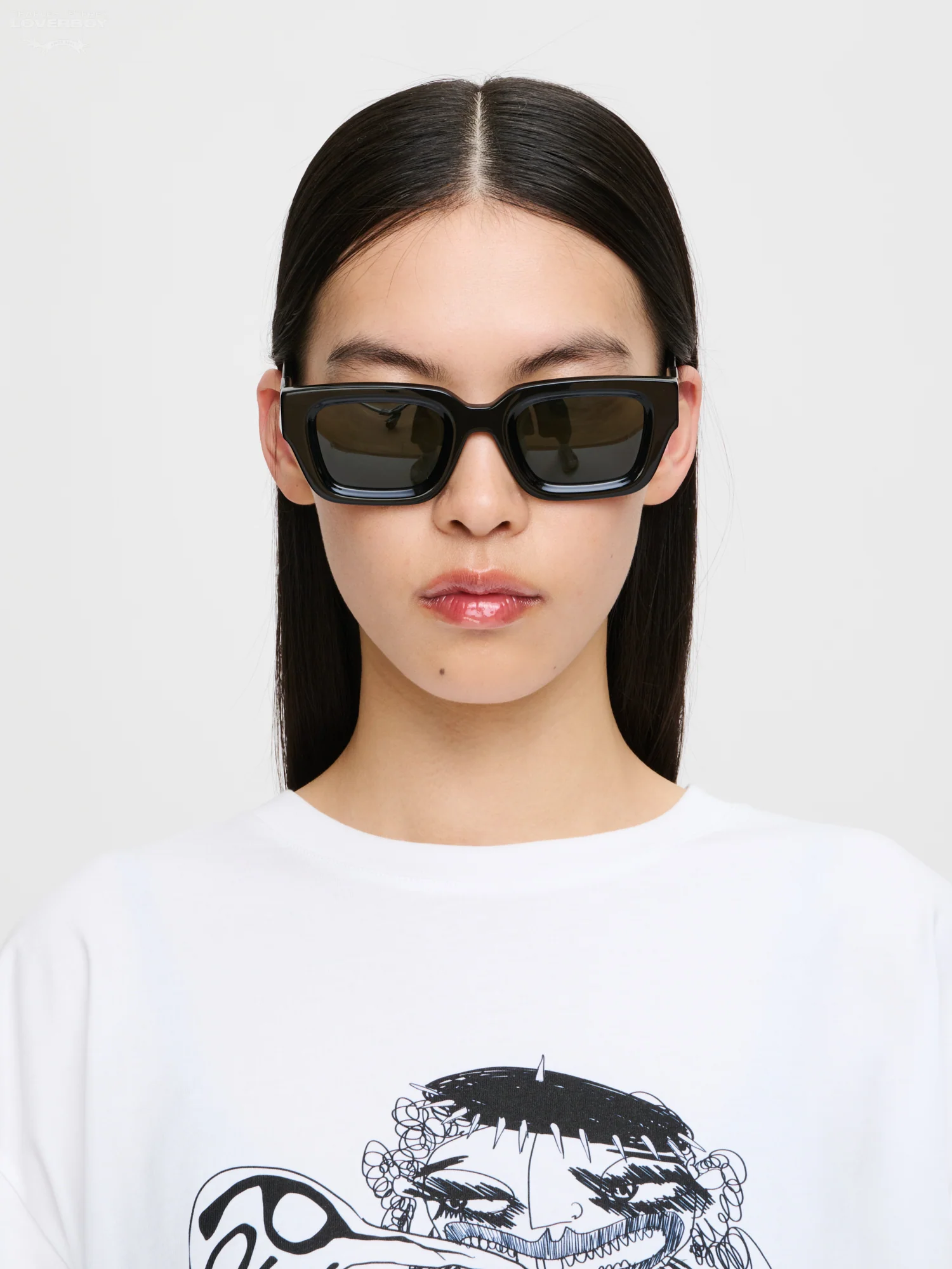 TOPSY TURVY SUNGLASSES in BLACK - Image 5