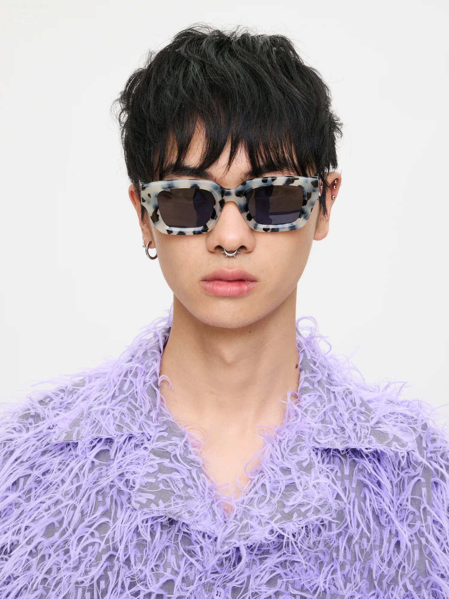 TOPSY TURVY SUNGLASSES in GREY TORTOISE SHELL - Image 3
